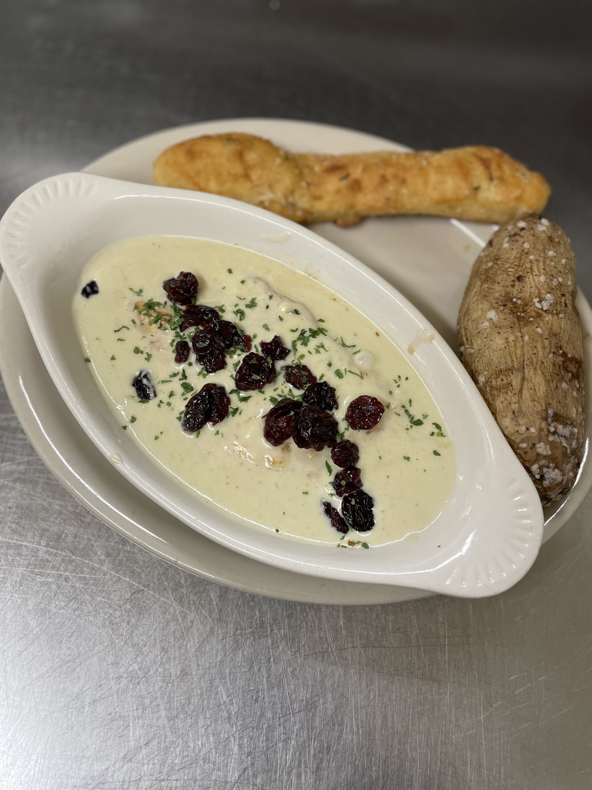 Gorgonzola Chicken Dinner